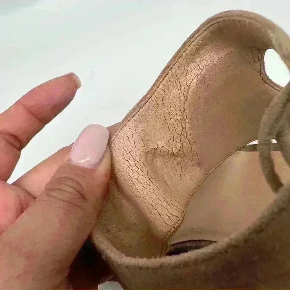 FRANCO SARTO Womens Gem Taupe Suede Heeled Dress Sandals
Size: - Picture 10 of 12